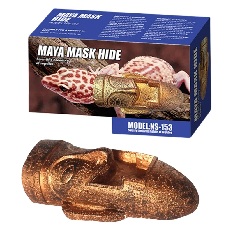 KX4B Аквариумы рыбья шкура украшение пещеры черепахи укрытие пещерная среда