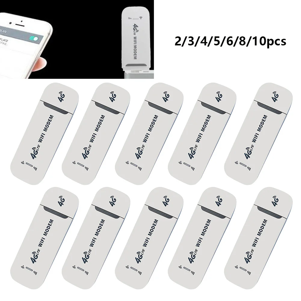 10 pcs 4G LTE Wireless USB Dongle 150Mbps WiFi Wireless Network Adapter Hotspot Router For Laptops Notebooks UMPCs Devices WiFi