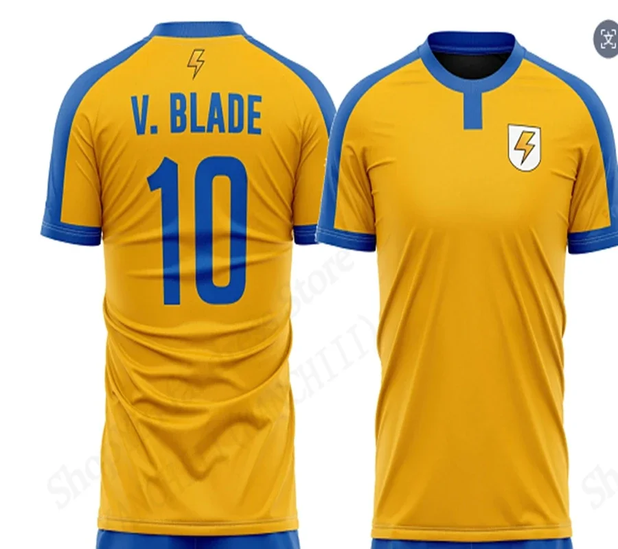 Kaio Джерси Аниме Inazuma Eleven Raimon Футболка с 3d принтом Мужская модная футболка с коротким рукавом Детские топы Футболка Спортивная футболка (art.: 3920d3481995a) - 3920d3481995a