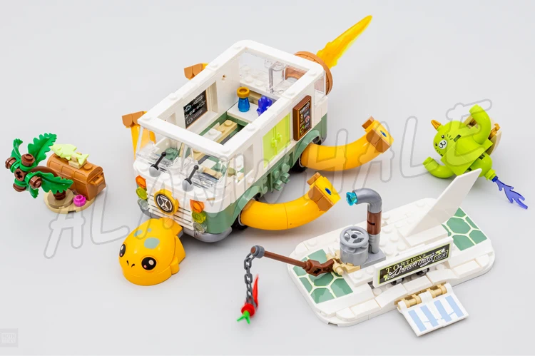 434 шт. черепаха мечты миссис Кастильо фургон летающая подводная лодка режим