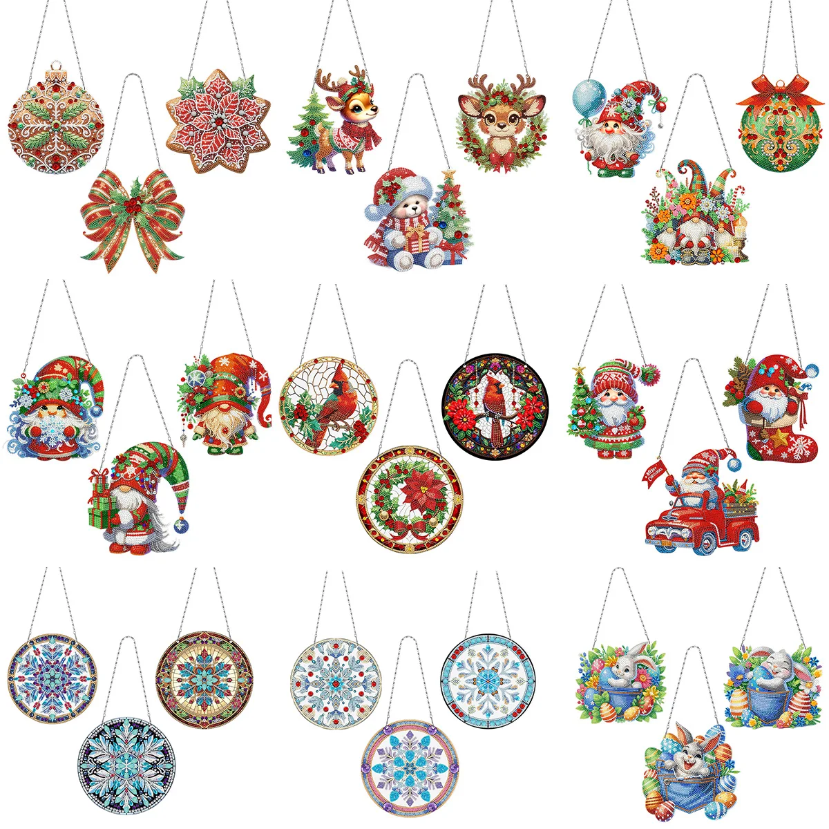 Цветок мандалы алмазная живопись вышивка крестиком сшитое круглое кольцо набор