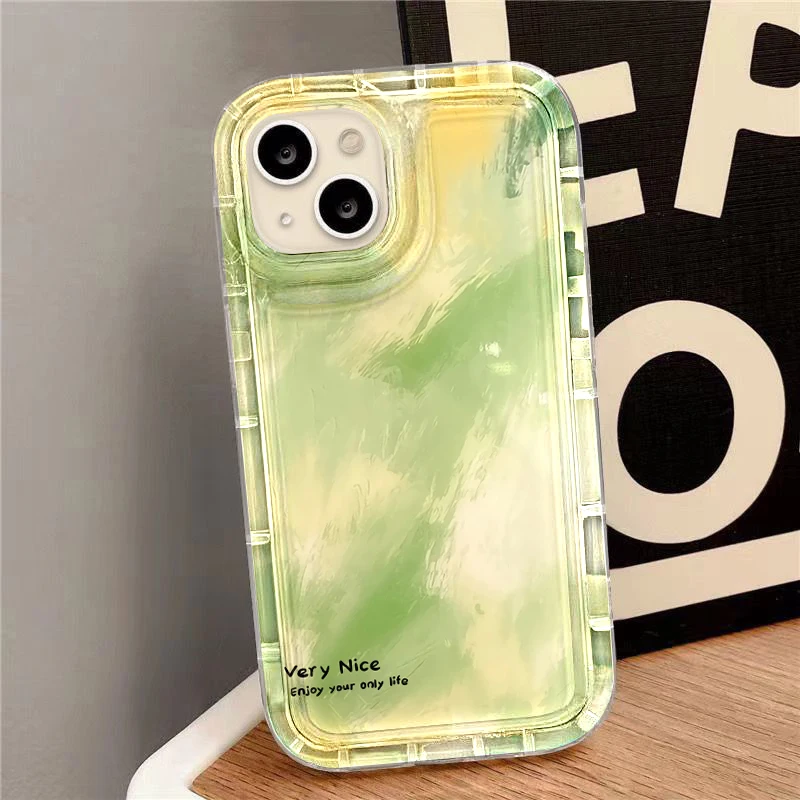 

Airbags Square Ink Painting Phone Case For iPhone 14 Cases iPhone 11 12 13 Pro Max XR X XS 6 6S 7 8 Plus SE 2022 2020 Back Cover