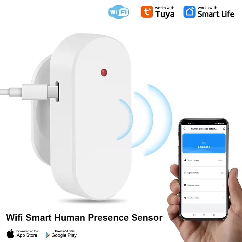 Датчик присутствия человека iHseno Tuya Zigbee | AliExpress