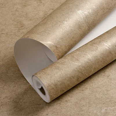 

Современные Простые нетканые обои для спальни гостиной теплые американские ретро ностальгические однотонные обои