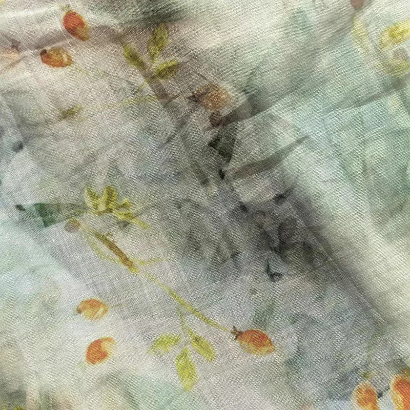 Новинка 2024 высококачественная натуральная льняная ткань рами летнее тонкое