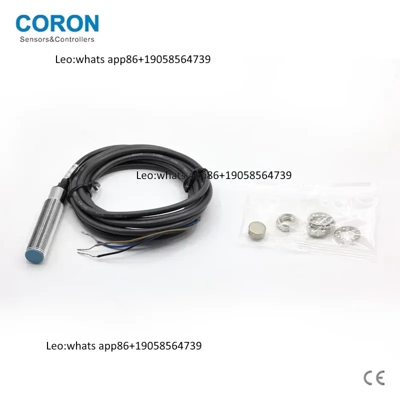 Фото Магнитный датчик Холла M12 CORON CFJ-A12M-10APA, промышленный бесконтактный выключатель с диапазоном 10 мм, DC 10-30В, IP67, магнитный датчик №5