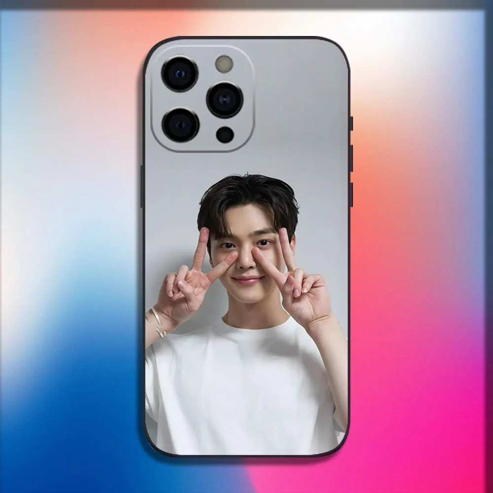 Actor K-Kang S-Song Phone Case For iPhone 16 15 14 13 12 11 Pro X XS Max XR Plus Mini Soft Black Cover