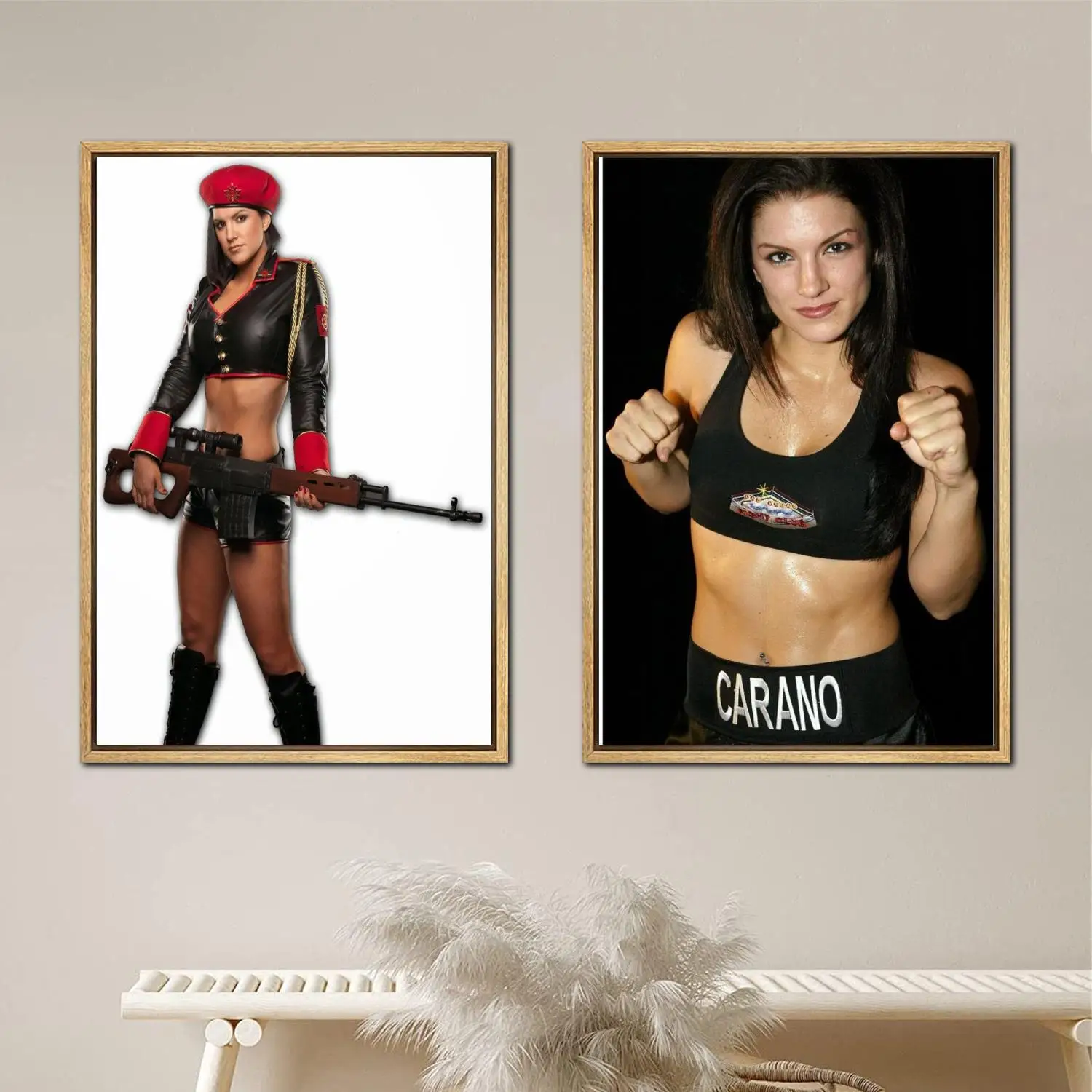 gina carano Poster Painting 24x36 Wall Art Canvas Posters room decor Modern Family bedroom Decoration Art wall decor
