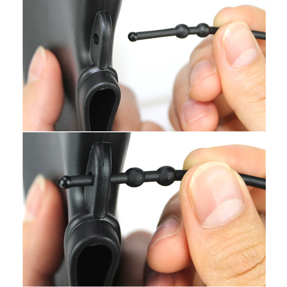 Резиновые накладки на клюшку для гольфа черные с цепочкой из ПВХ клиновидные 9 шт.