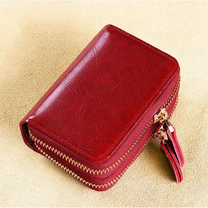 RFID-держатель для кредитных карт унисекс зажим денег на молнии кошелек кошельки