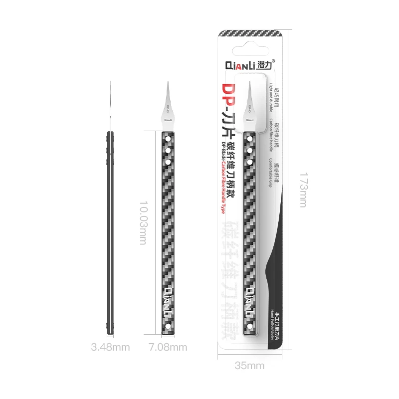 RELIFE Qianli DP полированное вручную лезвие многофункциональная ручка из углеродного