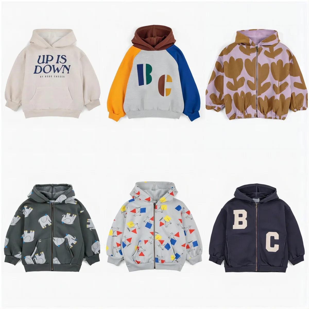 

Kids Clothes for Boys Girls BC Brand 2023 Autumn New Toddler Sweatshirt Full Zip Hoodie Print Coat Hooded Sweater