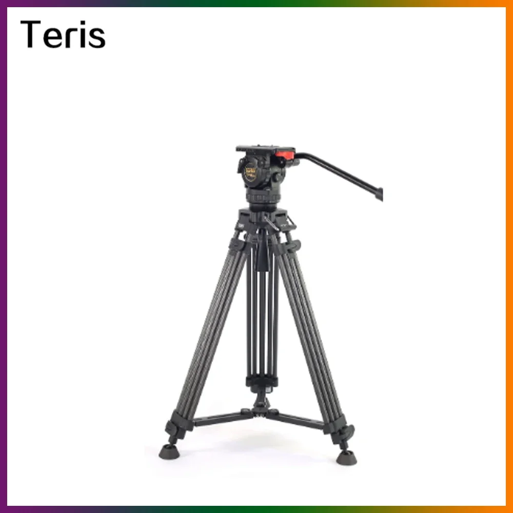 TERIS TS-N6AL PLUS с жидкостной головкой TS-N6CF TS-N6CF-Q Штатив DSLR для съемки видеопленки