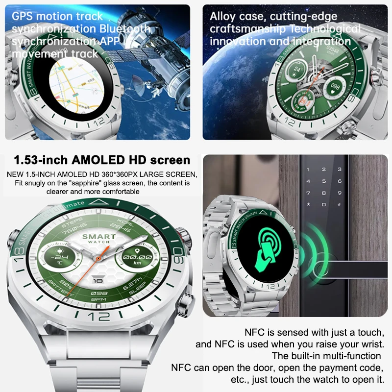 GLENAW HUAWEI Watch SK41 Ultra Спортивные смарт-часы
