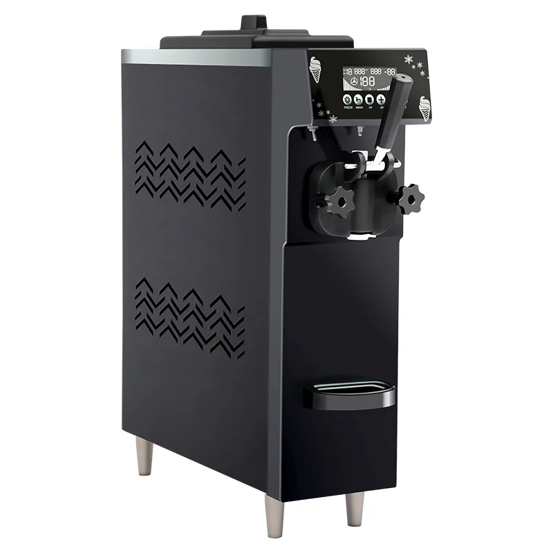 

Mini Home Small Single Head Ice Cream Machine Desktop Soft Ice Cream Machine Fruit Sundae Mini Automatic Ice Cream Machine