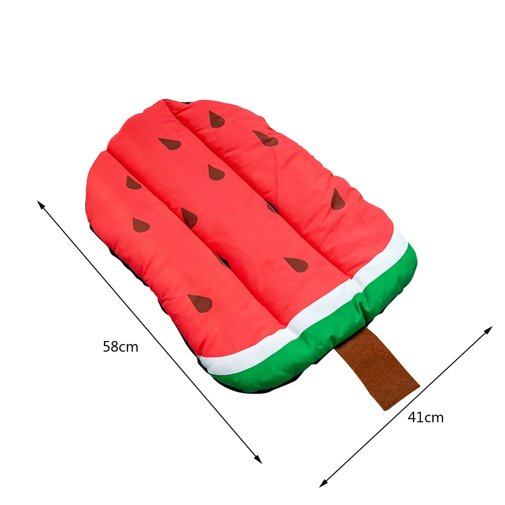 Симпатичный коврик для собаки охлаждающие летние подкладки одеяло в форме кошек