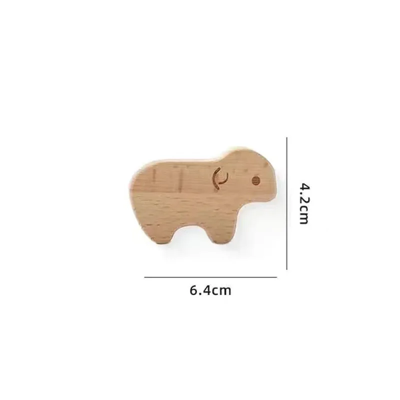 Деревянные ручки для шкафов с животными