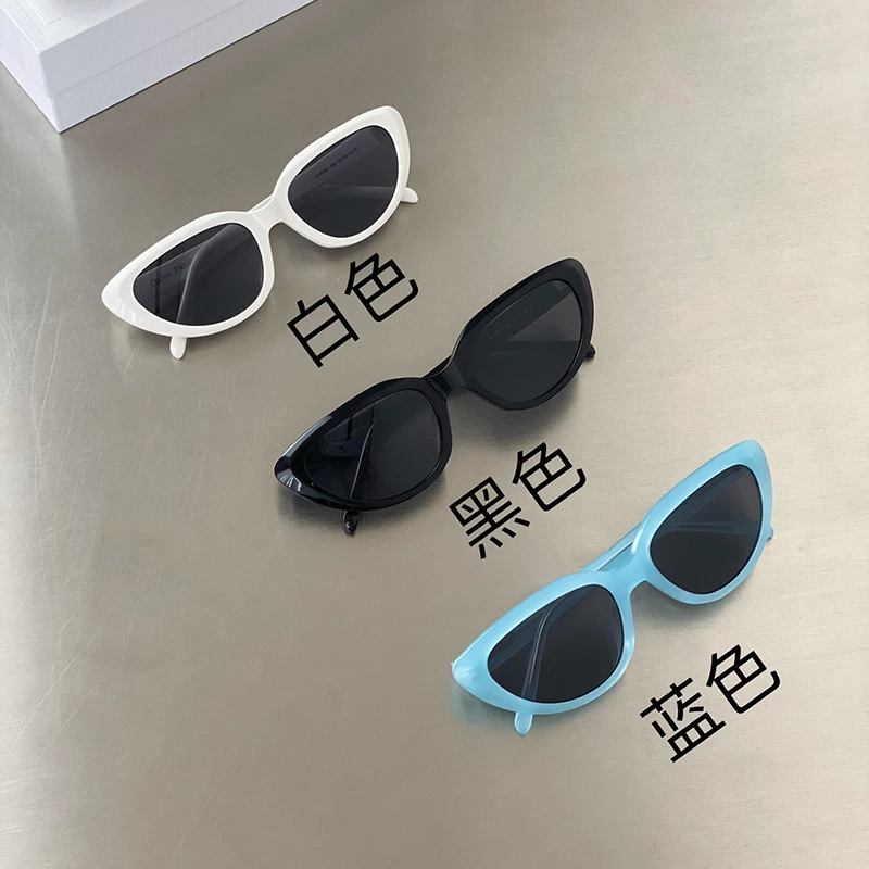 

France Arc De Triomphe Vintage Sunglasses For Woman Sexy Cat Eye Glasses Oval Acetate Protective Driving Eyewear Ladies CL40220