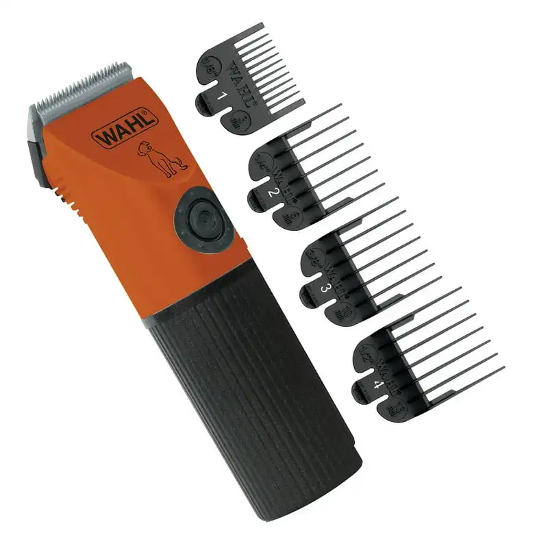 

up Battery Powered Pet Dog Clipper-Trimmer, Orange/Black - 70008 Dog supplies and accessories Pet grooming kit Trimmer profesion