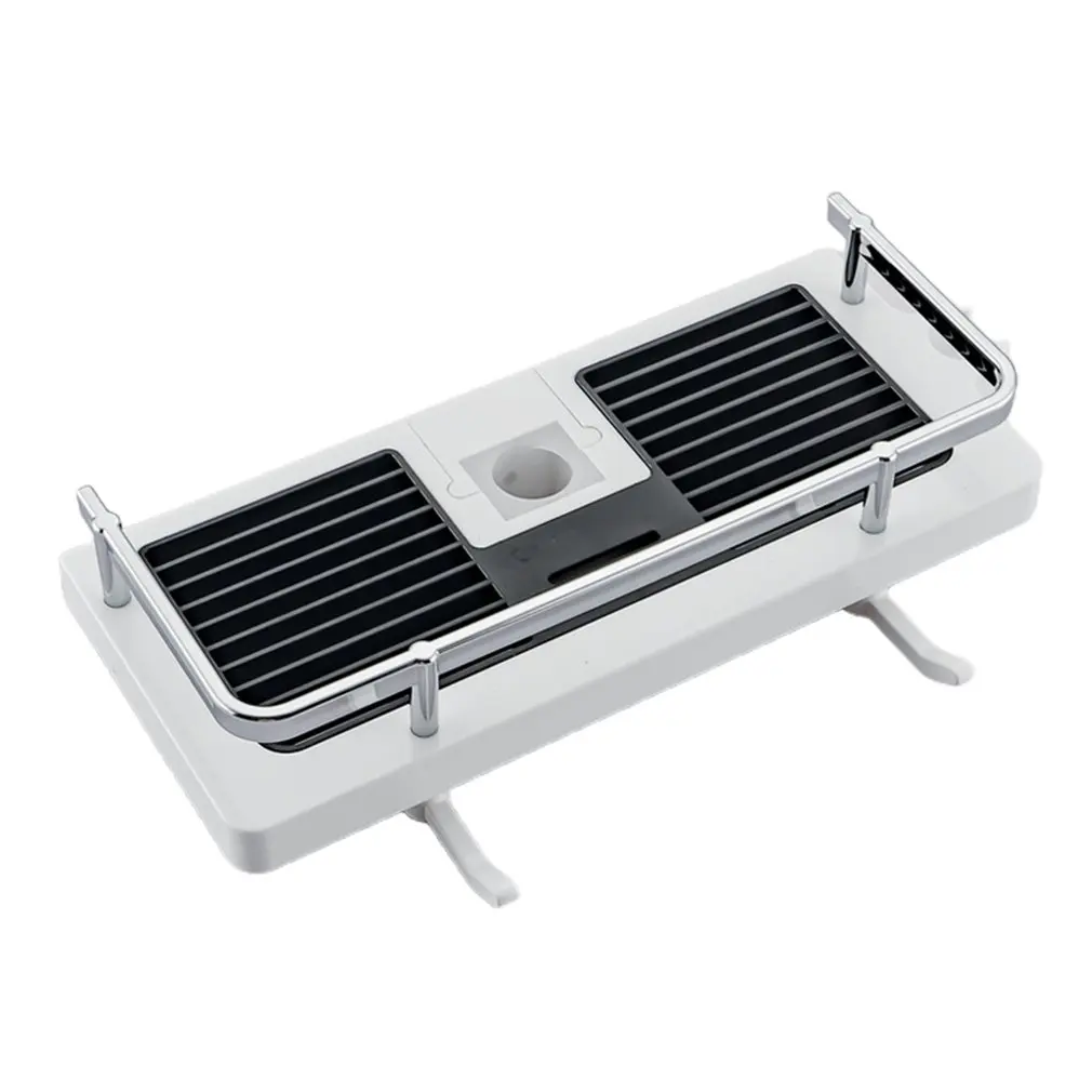 

Bathroom Storage Shelf Shower Shelf Shampoo Tray Shelf Single Layer Free Drilling Lifting Shower Head Bar Storage Shelf
