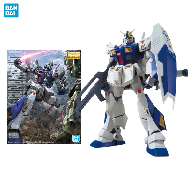 

Bandai Original Gundam Model Kit Anime Figure MG 1/100 RX-78 NT-1 Ver2.0 ALEX Action Figures Toys Collectible Gifts for Children