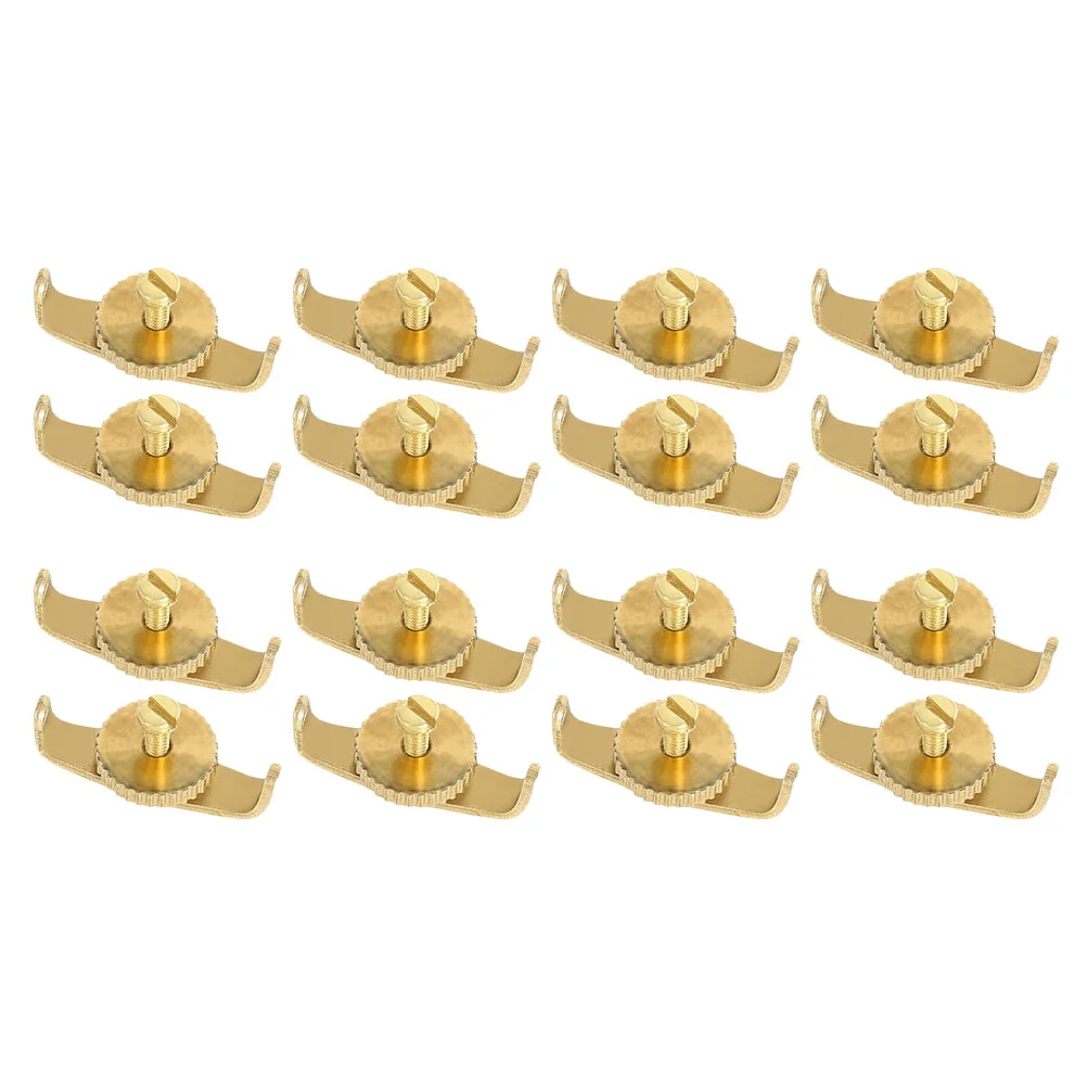 

16 PCS Erhu Fine-tuning Cello Accessories Erhu Aid Tuning Tools Advanced Erhu Tuning Clip Copper Erhu Accessory