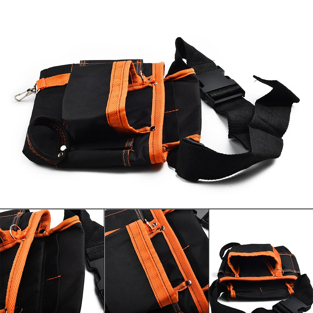 

7 Pocket Tool Pouch Belt Waist Bag With Strong Buckle Electrician Tools Storage Bag Oxford Cloth Handware Tool Pouch