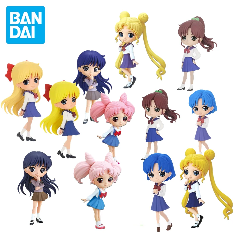 

В наличии BANDAI Сейлор Мун школьная Униформа издание девушка модель ручная работа периферийная игрушка подарок коллекция моделей хобби