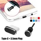 Комплект креативных противопылевых заглушек типа C, разъем USB Type-C 35 мм, разъем для наушников Samsung Galaxy S9 S10 Plus, Huawei, Xiaomi