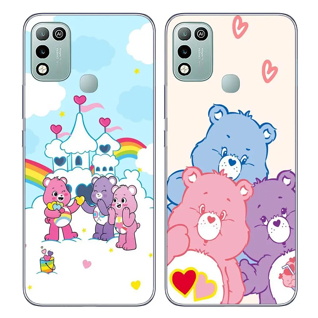 Мягкий чехол Love Heart Cares для Motorola Moto G04 G71 G73 G32 G34 G52 G8 G7 G9 G24 Power Plus E14 телефона