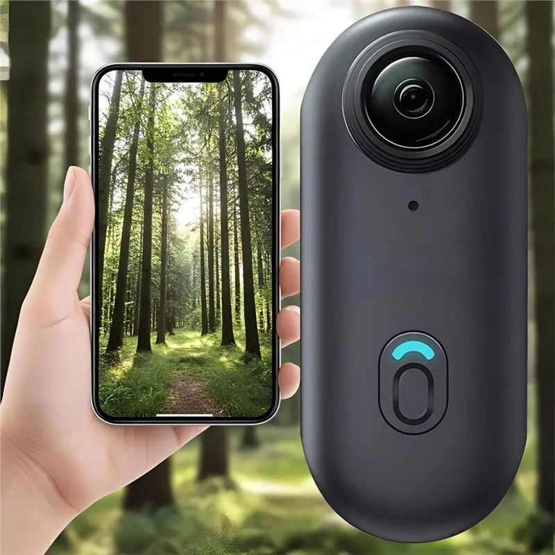4K мини-камера для съемки с точки зрения от первого лица, 1080P, Wi-Fi, без использования рук, для работы, путешествий, прогулок с питомцами, плавания, велоспорта. (art.: 3920dcd66db8f) - 3920dcd66db8f