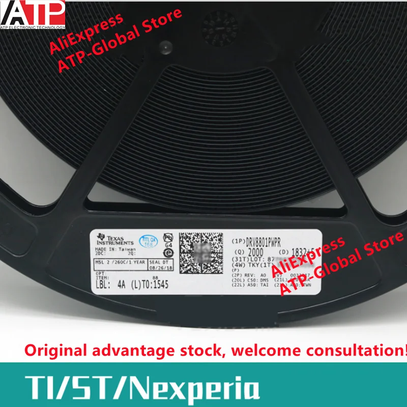 

10PCS original spot DRV8801PWPR screen printing DRV8801 electronic components BOM distribution sheet welcome consultation