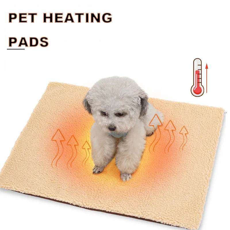 Флисовый самонагревающийся коврик для домашних животных очень теплый моющийся