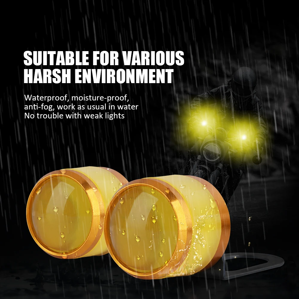 Сигнальная лампа для мотоцикла KALADA 2 шт. стробоскопическая с индикаторным