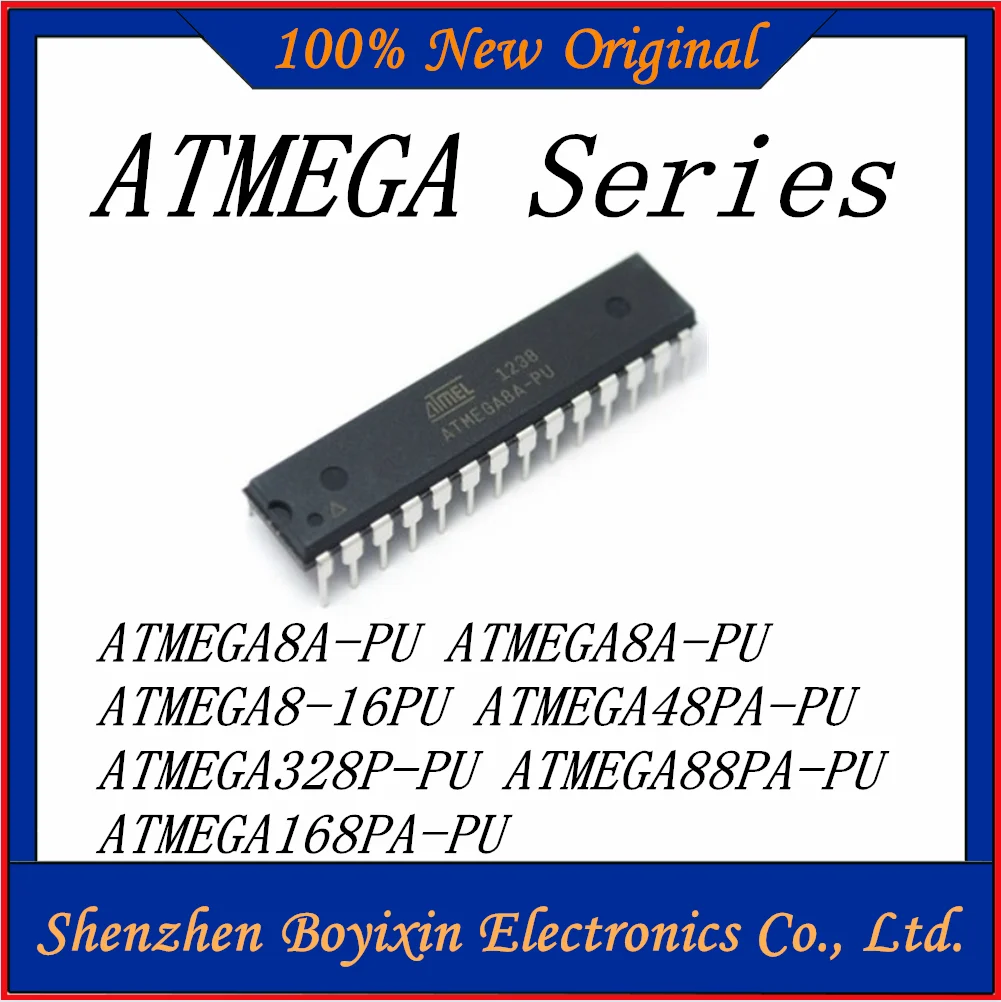 

ATMEGA8A-PU ATMEGA8L-8PU ATMEGA8-16PU ATMEGA48PA-PU ATMEGA88PA-PU ATMEGA168PA-PU ATMEGA328P-PU ATMEGA IC MCU DIP-28