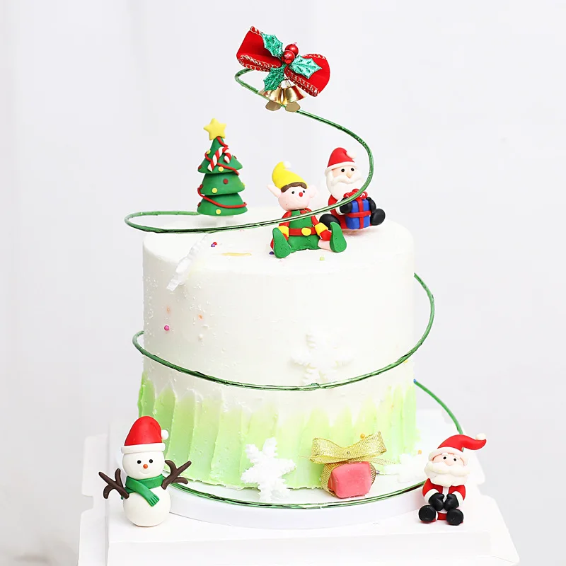 2023 проволочный шар С Днем Рождения Торт Топпер красное золото DIY Кристалл