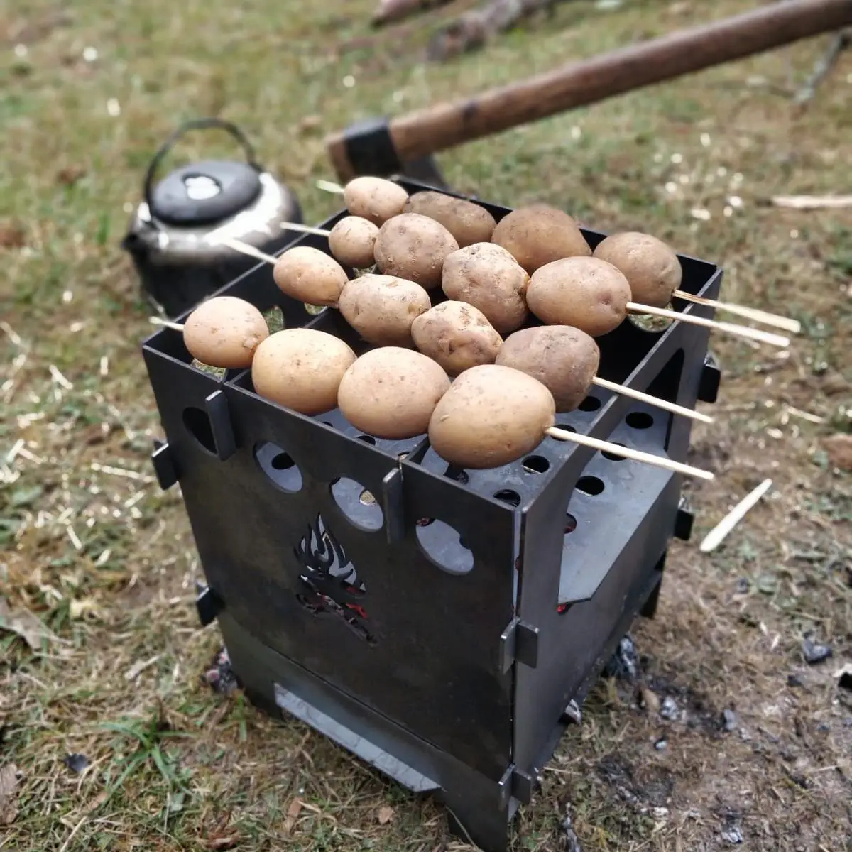 XLarge Maxi FireBox туристическая плита многотопливный портативный гриль складной