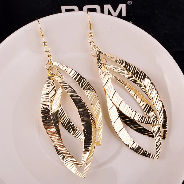 

European and American court exaggerated retro spiral wreath korean earrings earrings for women korean fashion