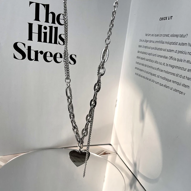 

Titanium non-fading steel pendant all-match new thin earrings light luxury design gift ladies fashion personality jewelry