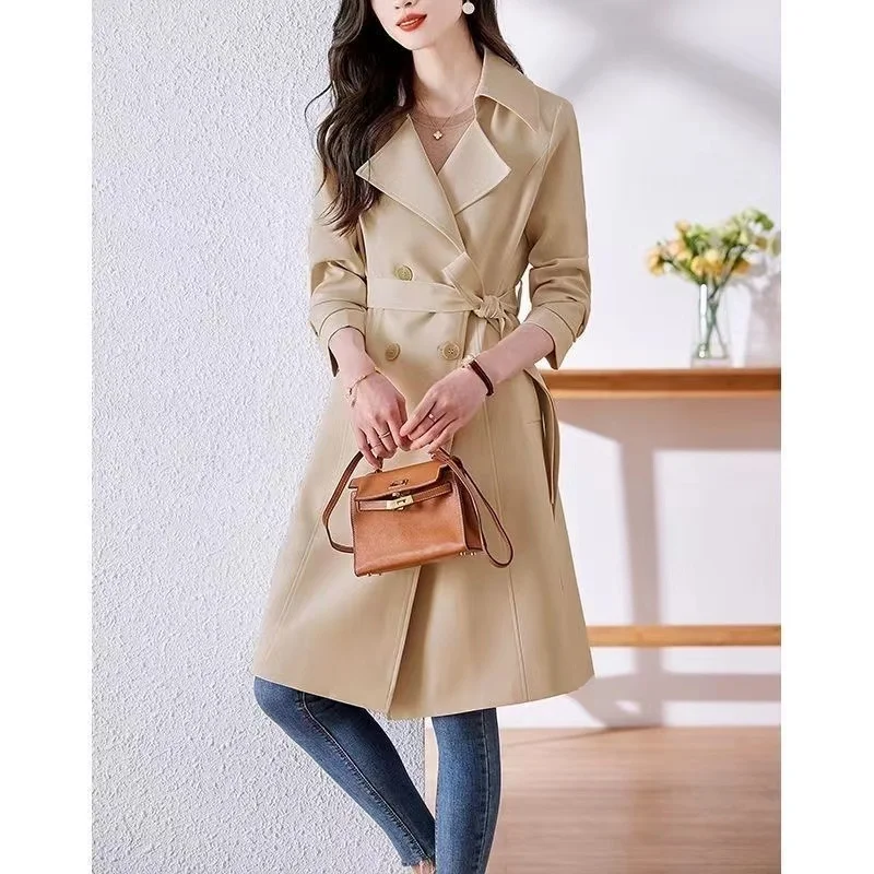 Новинка женское осеннее пальто модное небольшой осенний темпераментный Узкий