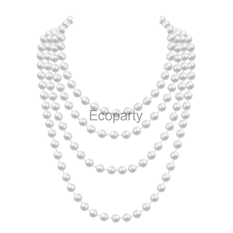 6 шт. женские аксессуары для костюма Великого Гэтсби 1920-х годов винтажная повязка