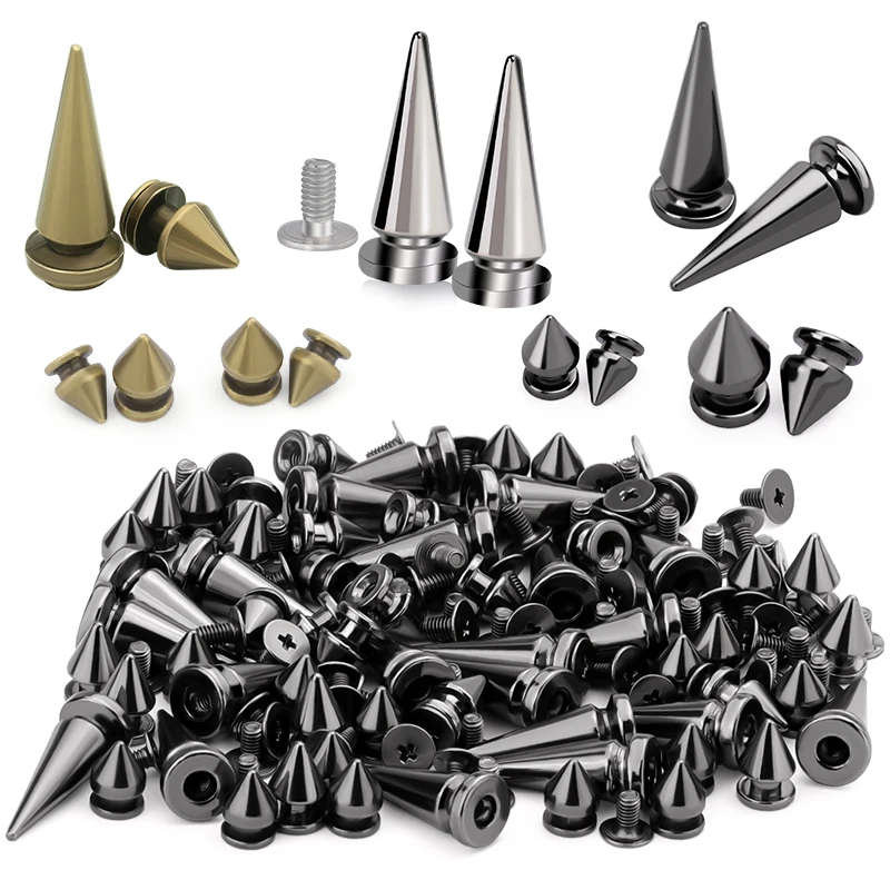 Dailylike, 30 шт., заклепки в стиле панк, конусные шпильки и шипы для одежды, отвертки, сделай сам, крафтовые, крутые, в стиле панк, искусственная кожа, сумка, обувь Dailylike, 30 шт., заклепки в стиле панк, конусные шпильки и шипы для одежды, отвертки, сделай сам, крафтовые, крутые, в стиле панк, искусственная кожа, сумка, обувь