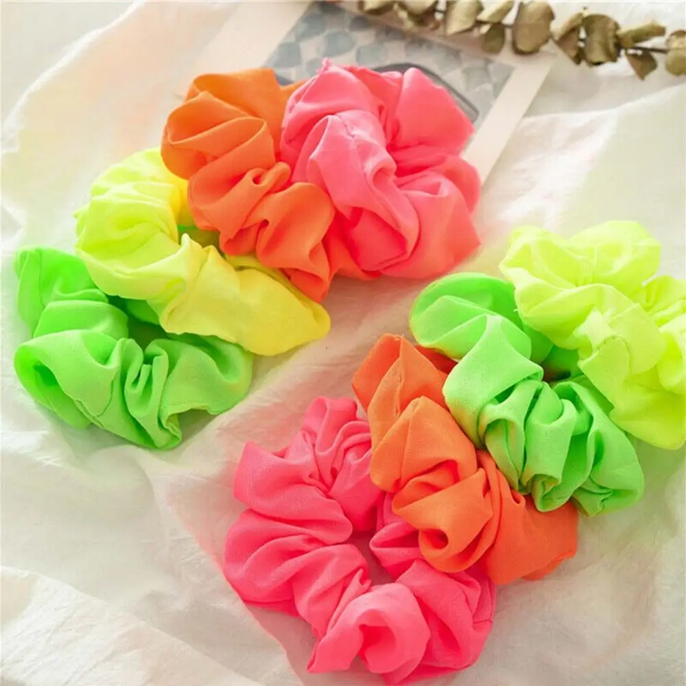 

Women Elastic Ponytail Holder Scrunch Hair Rope Headwear Hair Accessories Hair Ties