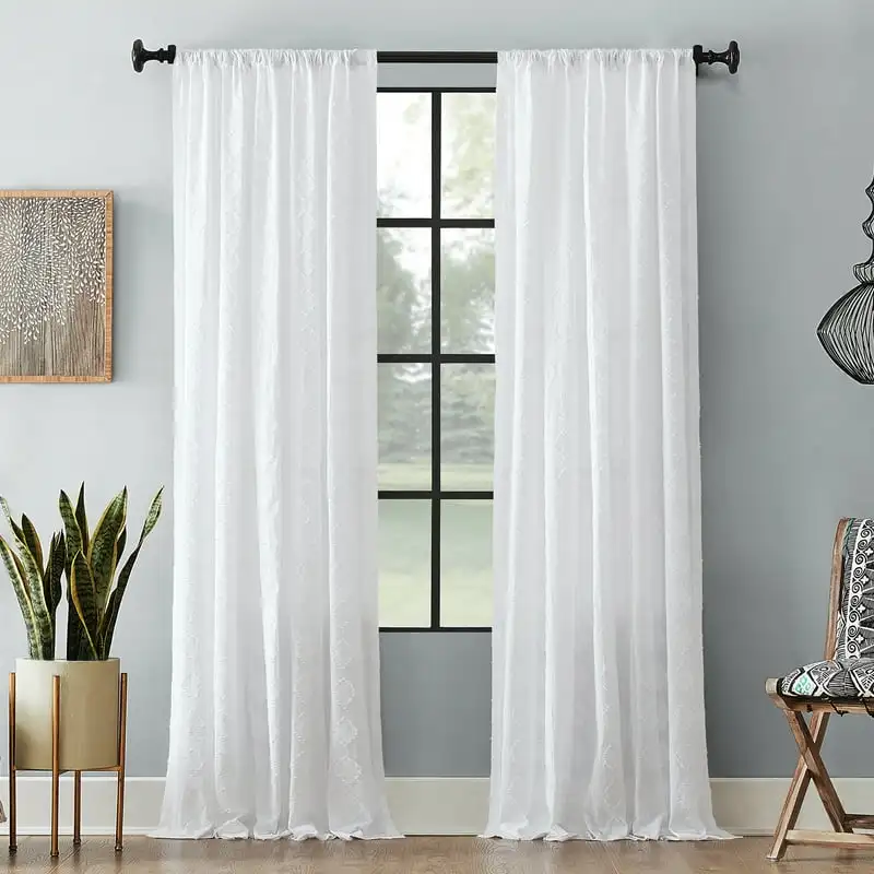 

Diamond Fray Cotton Curtain 50 Aztec curtains Door curtains for doorways Cautains for bedroom Sheer curtains for living room З