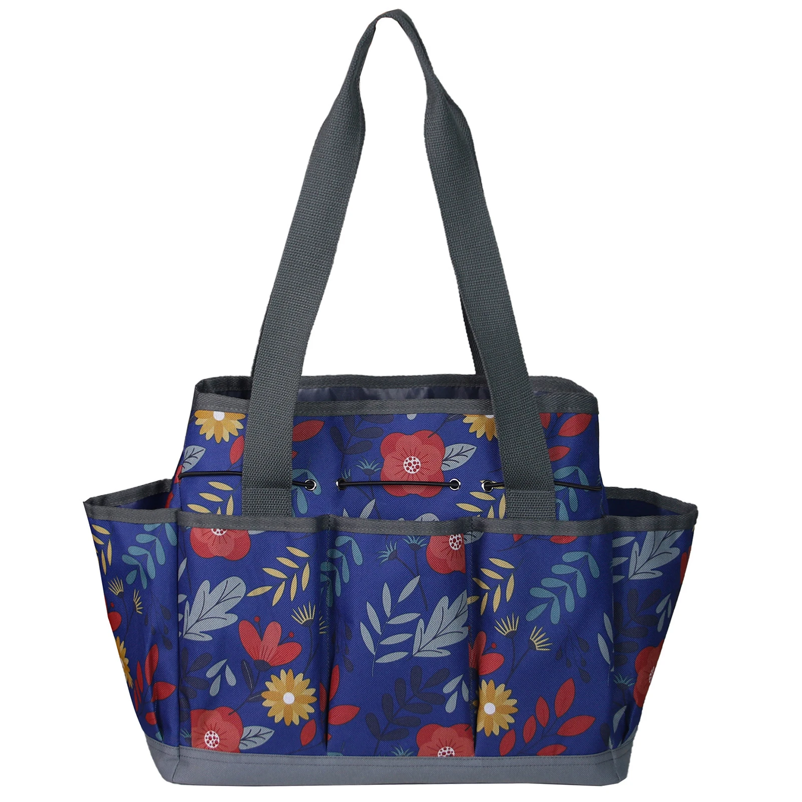 

Large Gardening Tool Bag Portable Gardening Tool Bag With 9 Pockets Gardening Organizer With Deep Pockets Stand Up Bottom For