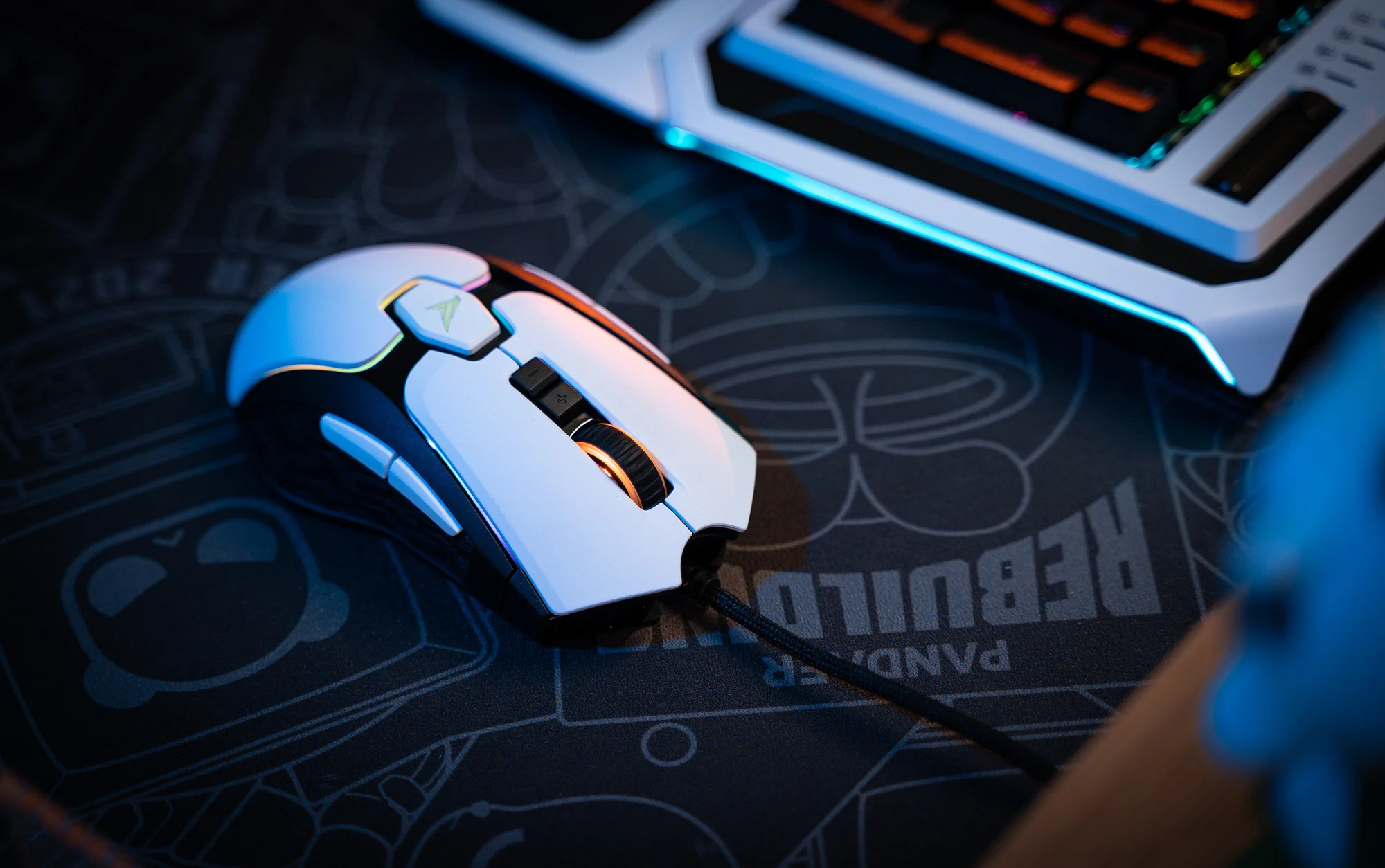 Проводная игровая мышь DURGOD GM90 Nebula, геймерская мышь с RGB-подсветкой, профессиональная игровая мышь для киберспорта