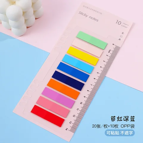 200 листов прозрачных липких заметок, самоклеящиеся книжные маркеры, Аннотация, книга для чтения, прозрачная книга