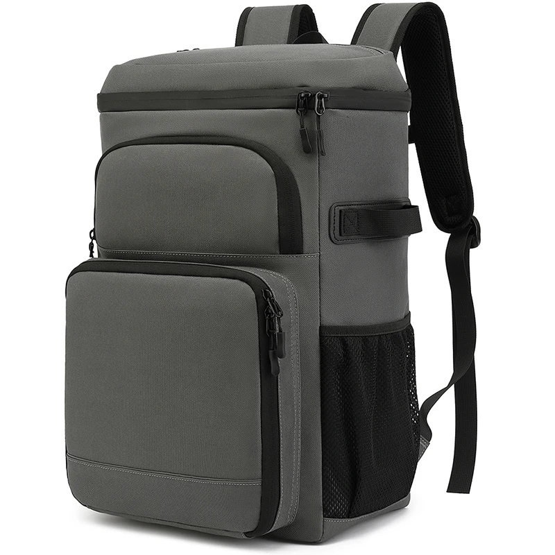 

CoolBELL 17 inch Large Capacity Shoulder Ice Backpack Waterproof Fresh Keep Refrigerated Drinks Picnic Thermal Insulated Bag