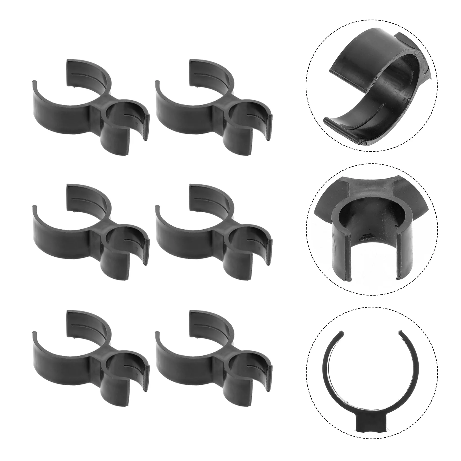 

10 Pcs Holder Sparkler Single Candlestick Holders Clip Clips Bottle Sparklers Plastic Child Candlesticks