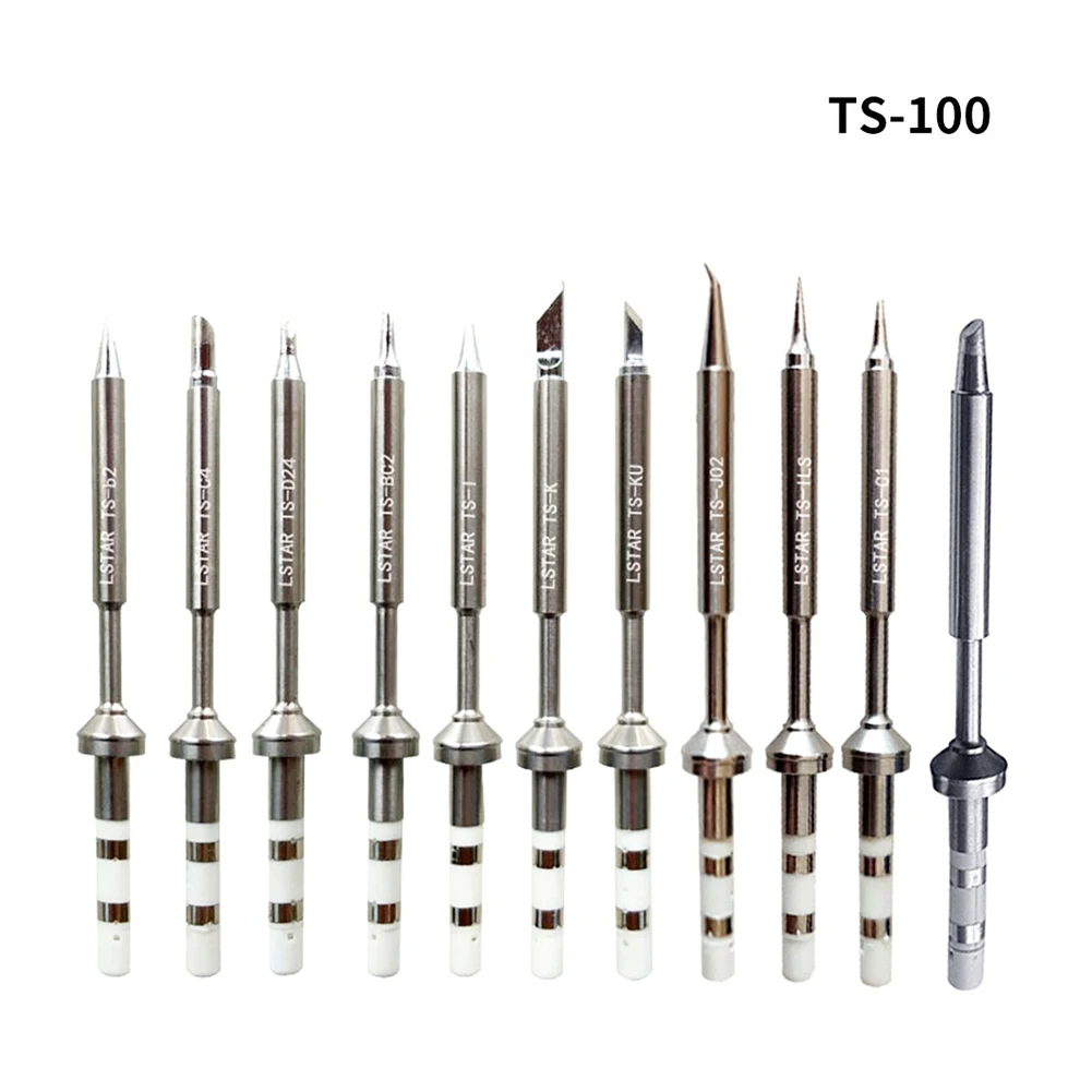 Наконечники для паяльника TS100, фрикционы/BC2/BC3/C/C1/D24/I/ILS/JL02/K/KU, бессвинцовые сварочные наконечники, инструменты для паяльной станции